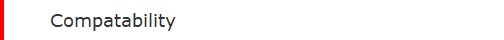 Compatability