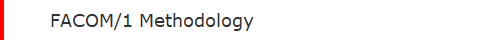 FACOM/1 Methodology