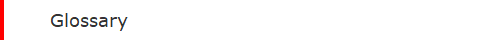 Glossary