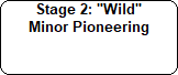 Stage 2: "Wild"

Minor Pioneering